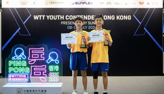 WTT香港青少年乒賽｜林尚文蘇倬民U13男單奪季 李靜：雖下風但亦有靚波
