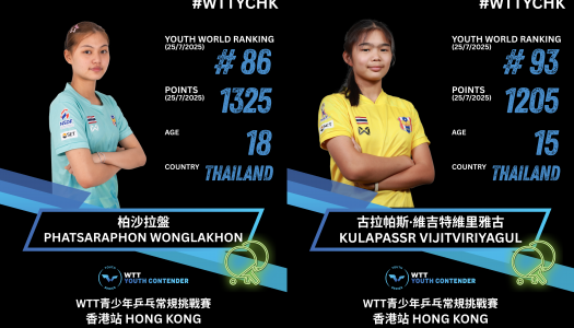 【WTT青少年乒乓常規挑戰賽 – 2025 香港站】 – 女子球員介紹 – 海外篇👧