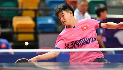 【WTT青少年乒乓常規挑戰賽 – 2025 香港站】 – 黃家而闖U17男單8強 港青四將周六衝擊獎牌