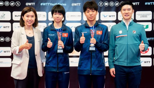 林尚文/陳心柔勇奪U15混雙冠軍 五位香港球員分列季席